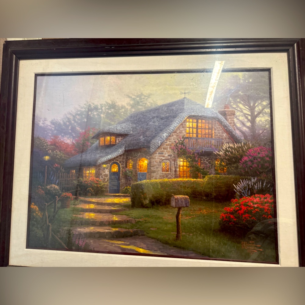 Thomas kinkade lilac cottage